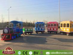 Electric Tourist Train Cartoon Trackless Train Rides for Kids