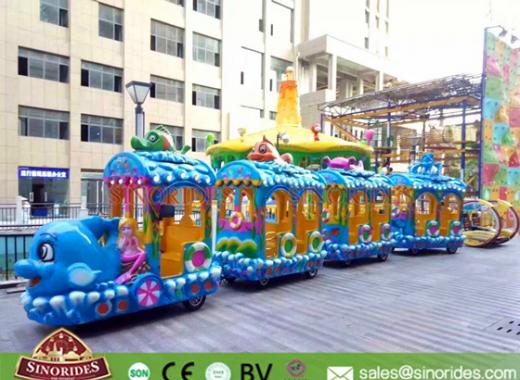 Ocean Trackless Train Battery Operated in Shopping Malls