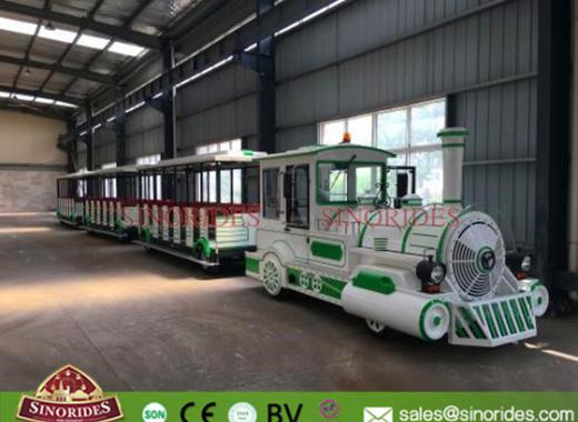 Outdoor Sightseeing Trackless Diesel Tourist Trains for Sale