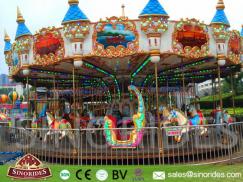 36 Seats Upper Transmission Luxury Carousel for Sale