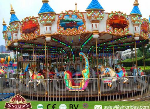 36 Seats Upper Transmission Luxury Carousel for Sale